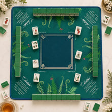 Mahjong Set, 4-Layer Hand-Painted Acrylic American Mahjong Tiles, White Christmas Design, Birthday Gift for Mom, Mahjong Gift For Wife