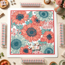 Mahjong Set, Acrylic Mahjong Tiles, Coastal American, Pink for Home Game Night, Birthday and Christmas Gift for Mom, Mahjong Gift For Wife