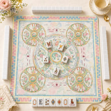 Mahjong Set, Ivory Mother-of-Pearl American Tile Set for Family Game Night, Mahjong Lover Birthday or Christmas Gift, Christmas Mahjong Gift