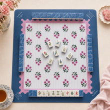 American Mahjong Set, American, Blue and White Acrylic Mahjong Tiles, Marine Theme for Home Game Night, Birthday or Christmas