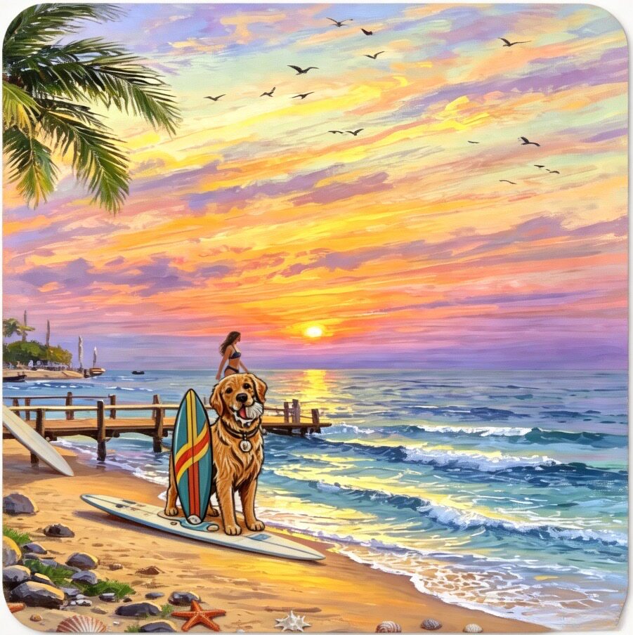 American Mahjong Set,Decorative Beach Theme,Tropical Beach Mahjong Tiles in Acrylic and Resin Tortoiseshell print,Gift for Mahjong Lover,160