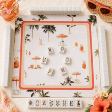 Mahjong Set, Ivory Mother-of-Pearl American Tile Set for Family Game Night, Mahjong Lover Birthday or Christmas Gift, Christmas Mahjong Gift
