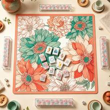 Mahjong Set, Acrylic Mahjong Tiles, Coastal American, Pink for Home Game Night, Birthday and Christmas Gift for Mom, Mahjong Gift For Wife