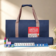 Gift For Mahjong Lover Mahjong Bag & Tile Pouch, Rack Sleeve, Solid Color Mahjong Storage Bag Set, Canvas Tile Pouch and Rack Sleeve, Multiple colors available