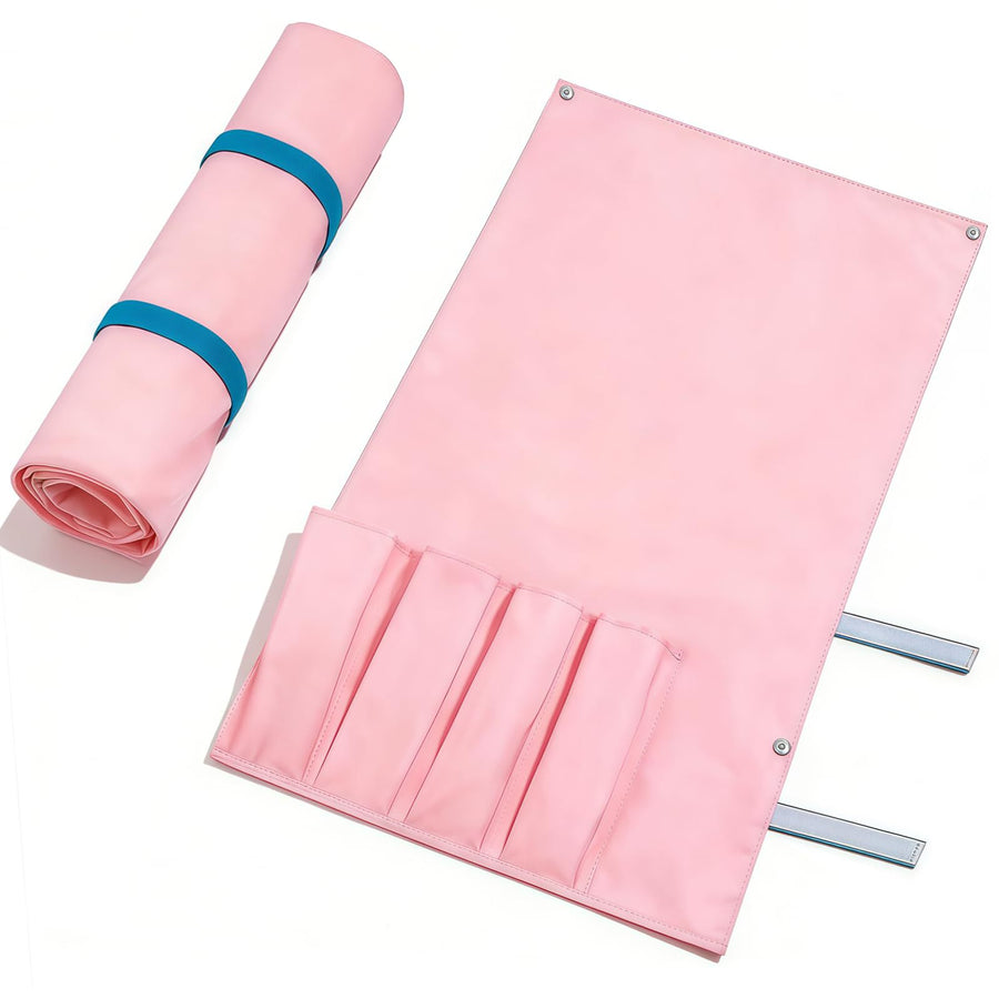 Mahjong Rack Storage & Carry Bag – Holds 4 Racks, Roll-Up Organizer, Pink or Blue