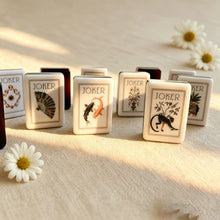 Mahjong Set, Four-Layer White Tortoise-Shell Acrylic Tiles, Home Mahjong Game, Birthday Mahjong Gift, Christmas Mahjong Gift