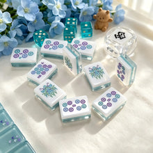 Mahjong Set, Acrylic Mahjong Tiles, Mahjong Tiles Set, Butterfly Pattern Clear Acrylic American Mahjong, Home Game and Christmas Gift for