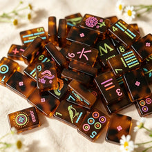 Mahjong Set Modern Mahjong Set, Mahjong Tiles, Mahjong Set, Modern Tortoiseshell Acrylic, Beginner Set and Game Night Gift, Birthday or