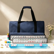 Gift For Mahjong Lover Mahjong Bag & Tile Pouch, Rack Sleeve, Solid Color Mahjong Storage Bag Set, Canvas Tile Pouch and Rack Sleeve, Multiple colors available