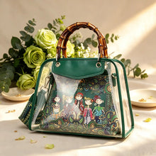Bag, Storage Bag, Mahjong Storage Set, Green Clear Jelly Tote for Game Night, Birthday and Christmas Gift for Mahjong Player