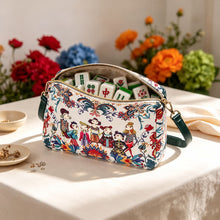 Handbag, Mahjong Storage Bag, Green Transparent Jelly Bag for Mahjong Game, Gift for Mahjong Player, Women or Mom