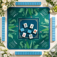 American Mahjong Set, 160 Green 4-Layer Acrylic Sand Flow Effect Mahjong Tiles, Christmas Gift for Mom, Perfect for Family Game Night