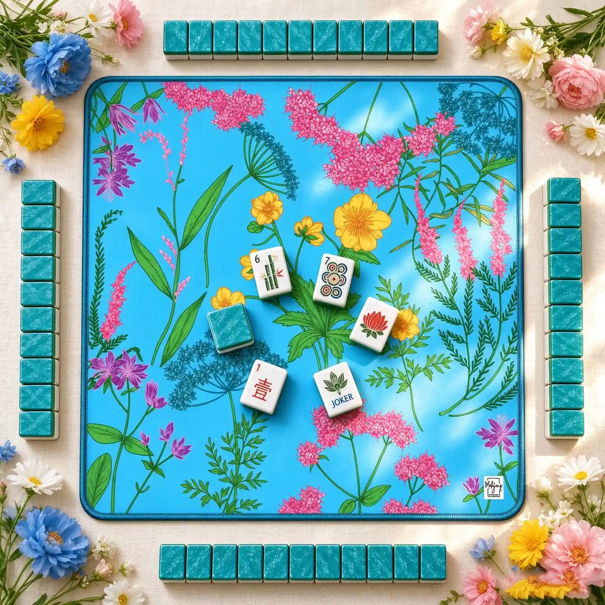 American Mahjong Set, 160 Green 4-Layer Acrylic Sand Flow Effect Mahjong Tiles, Christmas Gift for Mom, Perfect for Family Game Night