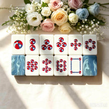 Mahjong Set, Magenta Leopard Acrylic American Mahjong Tiles for Home Mahjong Game, Family Gift, Birthday or Christmas, Birthday Mahjong Gift