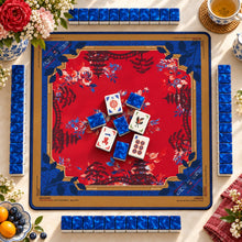 Mahjong Set, Blue Flame Acrylic Mahjong Tiles for Game Night, Christmas Mahjong Gift, Birthday Gift, Mahjong Gift For Friend