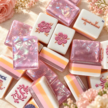 Mahjong Set, Light Purple Pearl Acrylic American Tile Set for Game Night, Gift for Mahjong Player, Birthday or Christmas