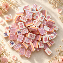 Mahjong Set, Light Purple Pearl Acrylic American Tile Set for Game Night, Gift for Mahjong Player, Birthday or Christmas