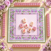 Mahjong Set, Light Purple Pearl Acrylic American Tile Set for Game Night, Gift for Mahjong Player, Birthday or Christmas
