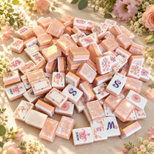 Mahjong Set, Pink Mother-of-Pearl American Tile Set for Game Night, Birthday Gift for Women, Christmas Party Game, Mahjong Gift For Wife