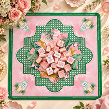 Mahjong Set, Pink Mother-of-Pearl American Tile Set for Game Night, Birthday Gift for Women, Christmas Party Game, Mahjong Gift For Wife