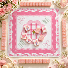 Mahjong Set, Pink Mother-of-Pearl American Tile Set for Game Night, Birthday Gift for Women, Christmas Party Game, Mahjong Gift For Wife
