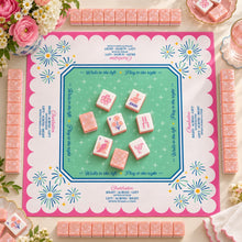 Mahjong Set, Pink Mother-of-Pearl American Tile Set for Game Night, Birthday Gift for Women, Christmas Party Game, Mahjong Gift For Wife