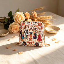 Storage Bag, Mahjong Bag, Mahjong Set, Clear Orange Floral Jelly Style Tote for Game Night, Birthday or Christmas Gift