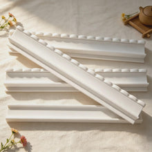 Mahjong Rack Set with Magnetic Pusher, Mahjong Pusher Set, Wooden Shell-Shaped Tile Organizer for American Mahjong Game Night