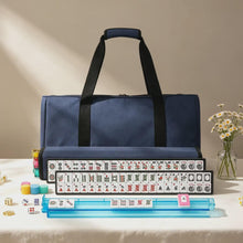 Gift For Mahjong Lover Mahjong Bag & Tile Pouch, Rack Sleeve, Solid Color Mahjong Storage Bag Set, Canvas Tile Pouch and Rack Sleeve, Multiple colors available