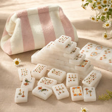 Pearlescent American Mahjong Set, Baroque Jewel White Decorative Mahjong Tiles, Gift for Mom, Home Game Night, Birthday or Christmas Gift